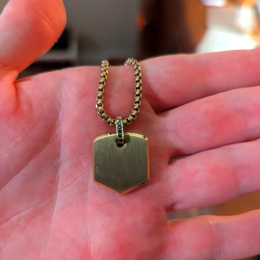 Fossil Mens Pendant
